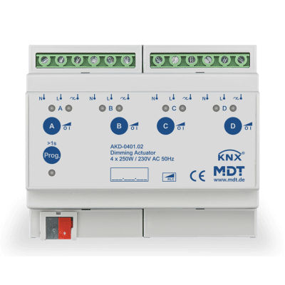 4 Channel Dimming Actuators AKD 0401.02