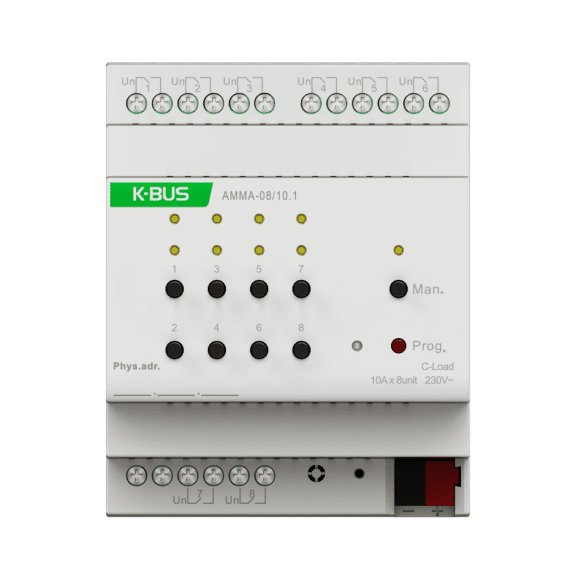 8 Channel 10A Multifunction Actuator AMMA 08 10.1